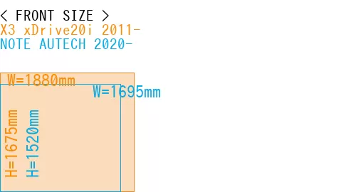 #X3 xDrive20i 2011- + NOTE AUTECH 2020-
